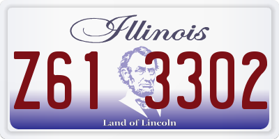 IL license plate Z613302