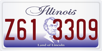 IL license plate Z613309
