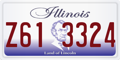 IL license plate Z613324