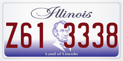 IL license plate Z613338