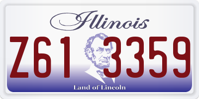 IL license plate Z613359