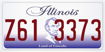 IL license plate Z613373