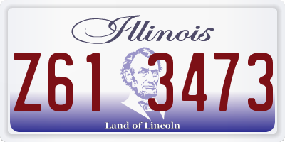 IL license plate Z613473