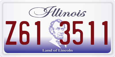 IL license plate Z613511