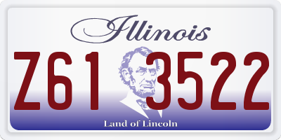 IL license plate Z613522
