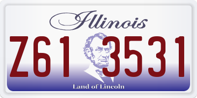 IL license plate Z613531
