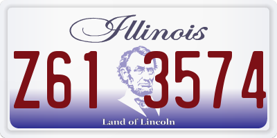 IL license plate Z613574
