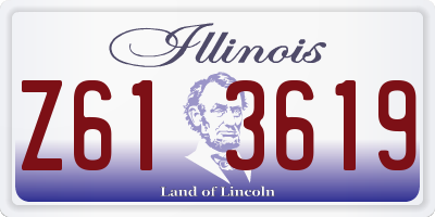 IL license plate Z613619