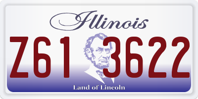 IL license plate Z613622