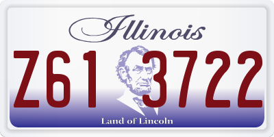 IL license plate Z613722