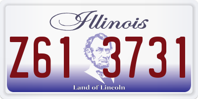 IL license plate Z613731