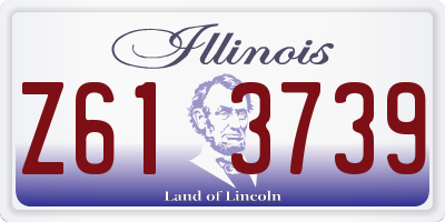 IL license plate Z613739