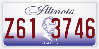 IL license plate Z613746