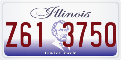 IL license plate Z613750