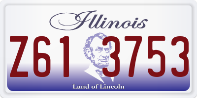 IL license plate Z613753