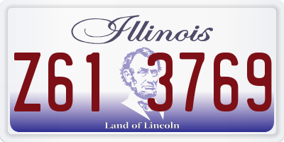 IL license plate Z613769