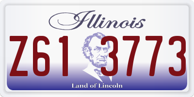 IL license plate Z613773
