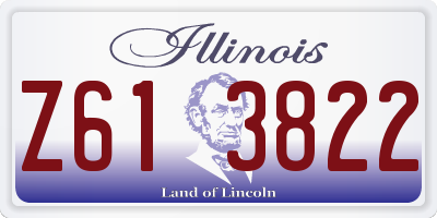 IL license plate Z613822