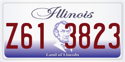 IL license plate Z613823