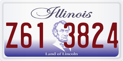 IL license plate Z613824