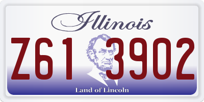 IL license plate Z613902