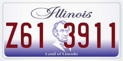 IL license plate Z613911