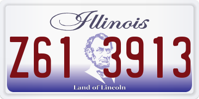 IL license plate Z613913
