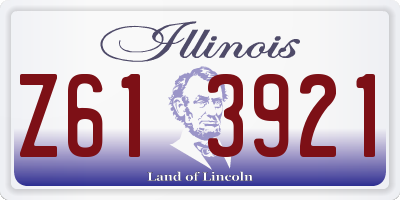 IL license plate Z613921