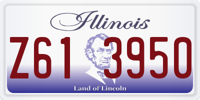 IL license plate Z613950