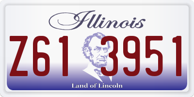 IL license plate Z613951