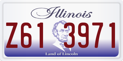 IL license plate Z613971