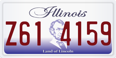 IL license plate Z614159