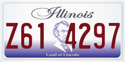 IL license plate Z614297