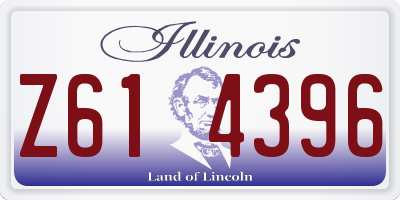 IL license plate Z614396