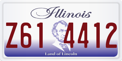 IL license plate Z614412