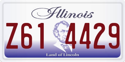 IL license plate Z614429