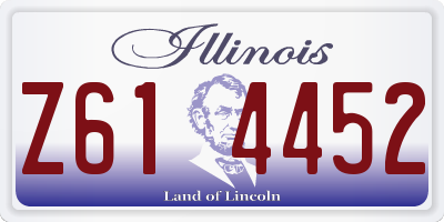 IL license plate Z614452