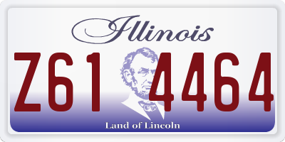 IL license plate Z614464
