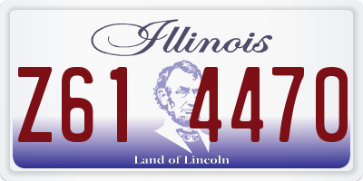 IL license plate Z614470