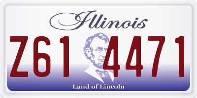 IL license plate Z614471