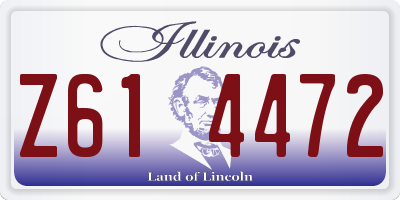 IL license plate Z614472