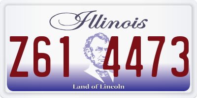 IL license plate Z614473
