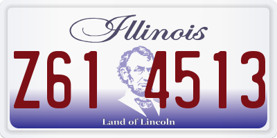 IL license plate Z614513