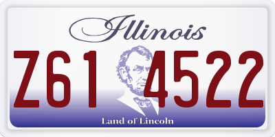 IL license plate Z614522