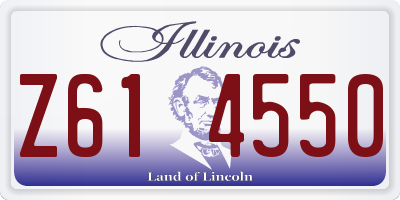IL license plate Z614550