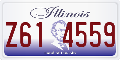 IL license plate Z614559