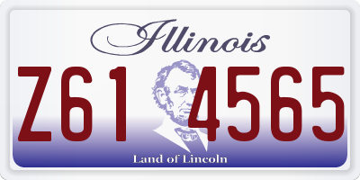 IL license plate Z614565