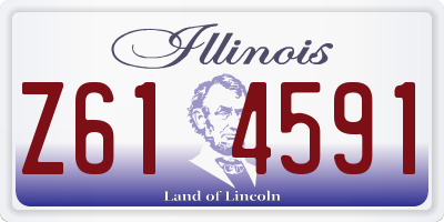 IL license plate Z614591
