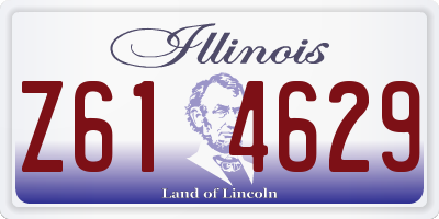 IL license plate Z614629