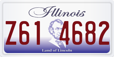 IL license plate Z614682